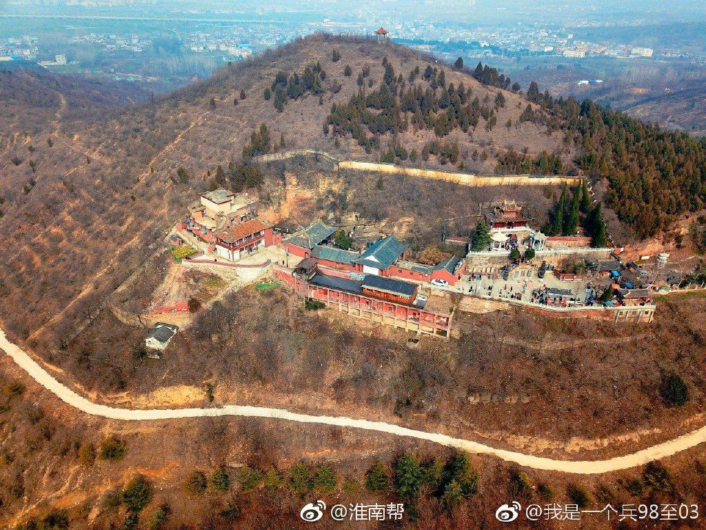 图说淮南航拍凤台茅仙洞风景区