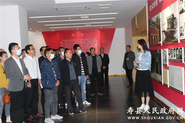 淮南寿县人社局开展“学党史、祭英烈”暨新一轮深化“三个以案”警示教育活动