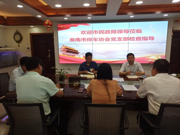 淮南市民政局党史教育第一督导组督导社会 组织党史学习教育和党建工作