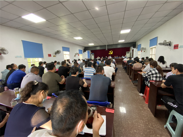 淮南孔店乡召开秸秆禁烧工作推进会议