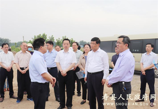 何树山到淮南寿县调研指导防汛工作