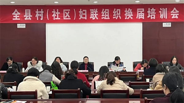 淮南市寿县村（社区）妇联组织换届培训会召开