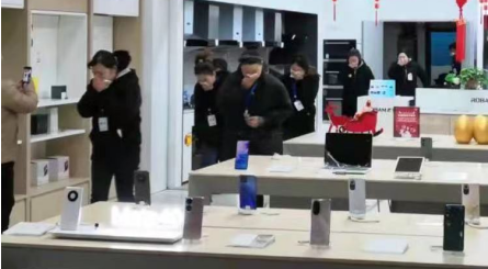 淮南四海商厦开展冬季消防疏散演练