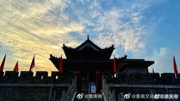 【图说淮南】——淮南寿县古城傍晚的余晖有多美你知道吗！