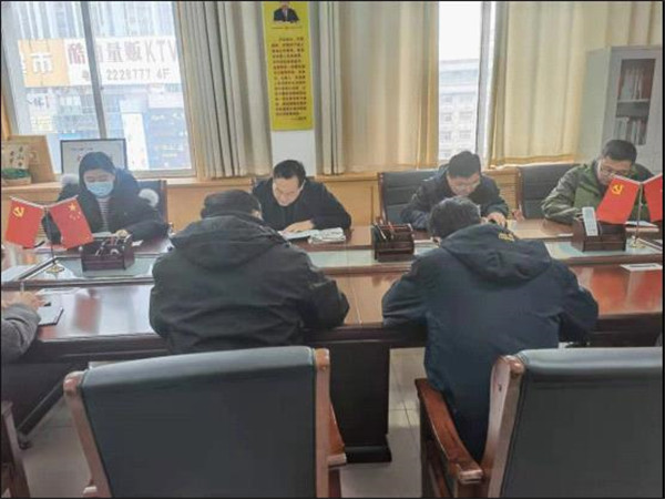淮南市生态环境局机关党支部第一党小组开展 “学习李夏精神”学习交流会