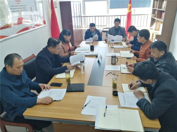 淮南市科技局召开党组会议