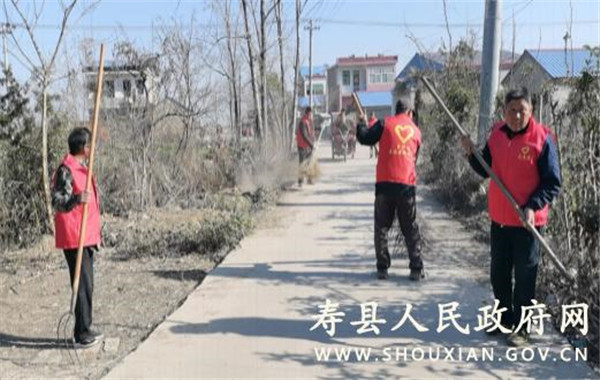 淮南寿县小甸镇开展节后环境卫生督查