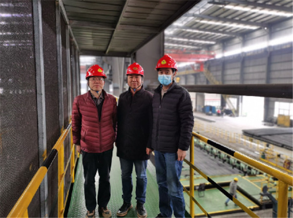 市经信局赴淮南市宏泰钢铁有限责任公司调研相关工作