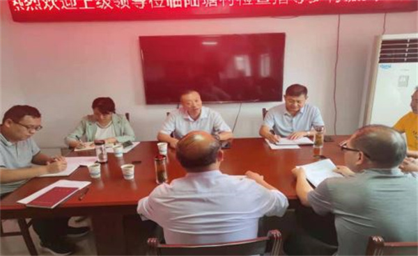 淮南市纪委监委驻市委组织部纪检监察组领导调研田家庵区安成镇陆塘村乡村振兴工作
