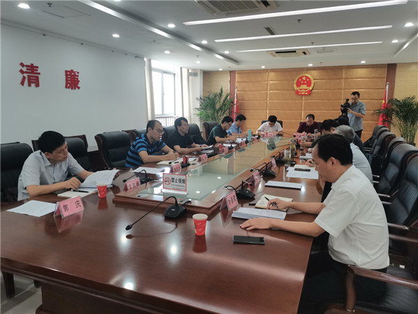 淮南市水利部、司法部水行政执法监督检查组来我市监督检查