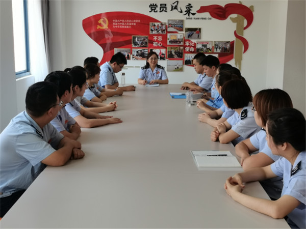【淮南市寿县】“扬青年之声 颂百年华诞”学习习近平总书记“七一”重要讲话精神宣讲走进寿县税务局