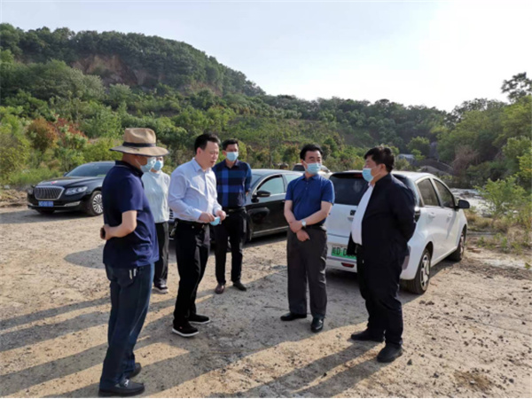 淮南市文旅局、大通区政府联合调研 国防人防教育暨日军侵华淮南罪证遗址教育基地项目